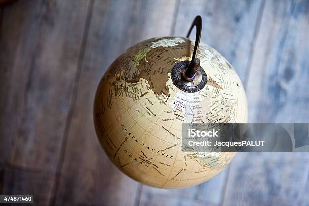 Globe Stock Photo - Download Image Now - Globe - Navigational Equipment, Planet - Space, Wood - Material