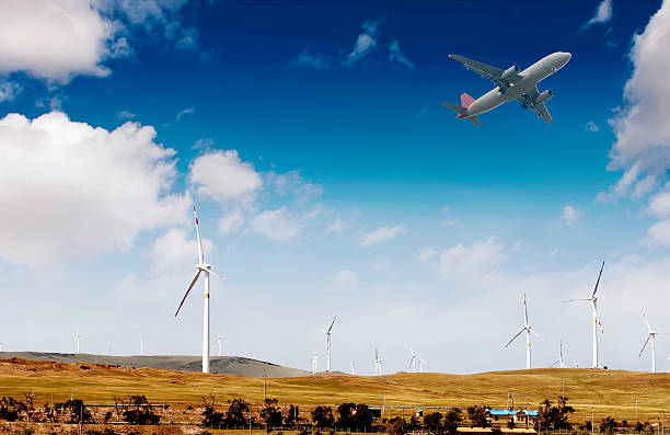istock Wind turbine against mountain 474874475