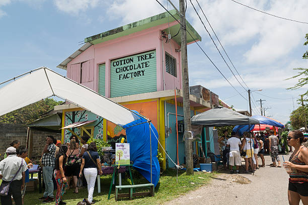 Chocolate Festival de Belize - fotografia de stock