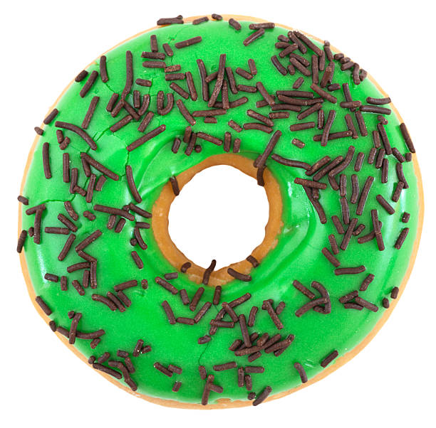 doughnut apple green donut