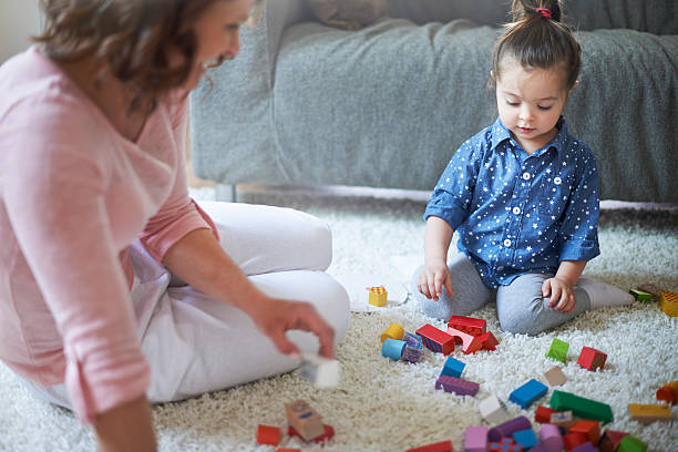 istock Building towers from blocks teaches imagination 474883732
