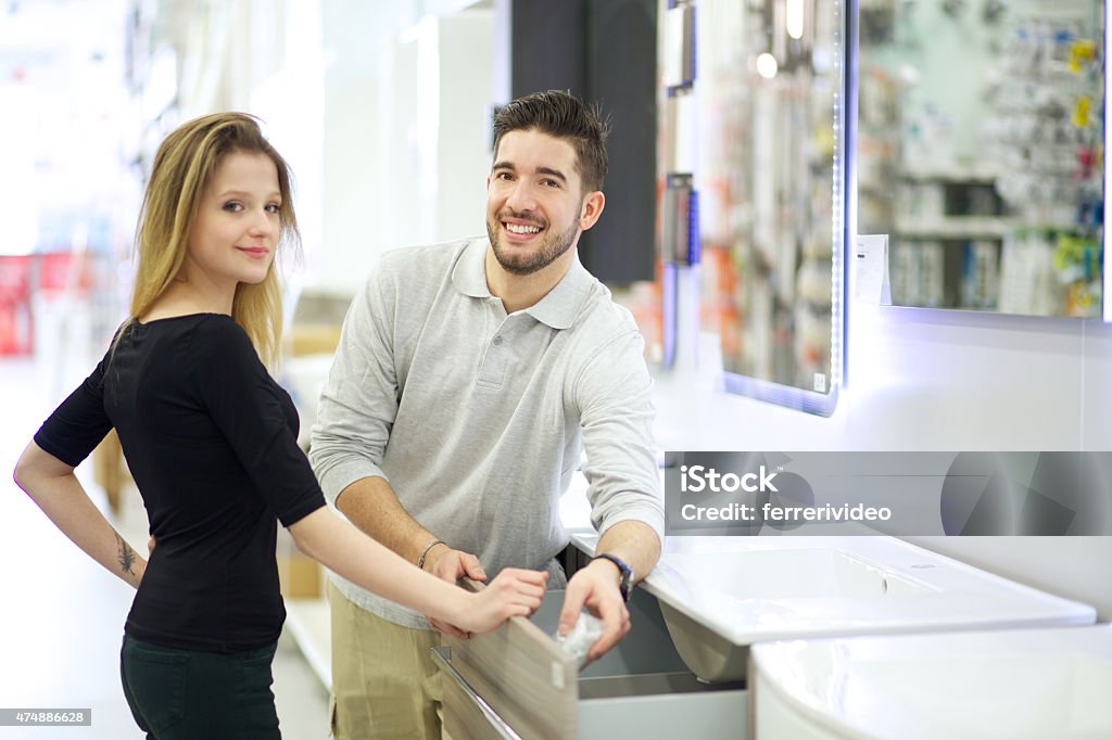 couple at store couple at storecouple at store 2015 Stock Photo