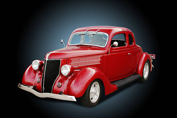 istock Auto Car - 1936 Ford Red Two Door 474887440