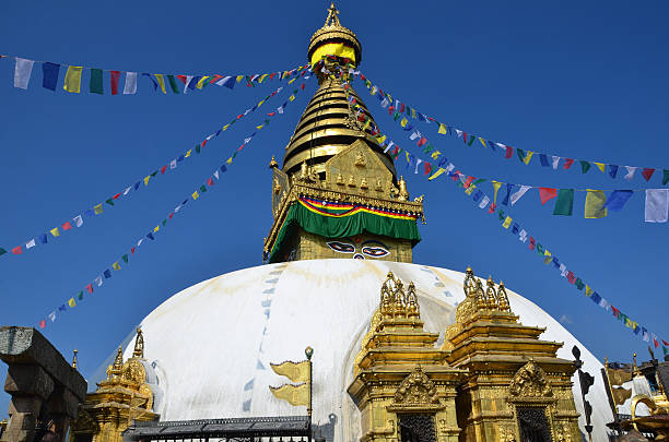 istock Kathmandu, Swayambhunath buddist stupa 474891261