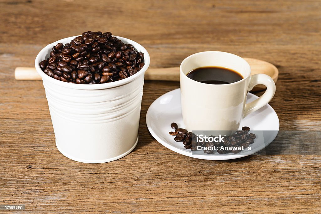 Kaffee Kaffeebohnen - Lizenzfrei Am Spieß gebraten Stock-Foto