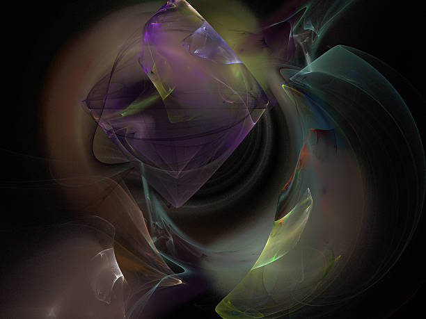 istock Digital Fractal on Black 474895226