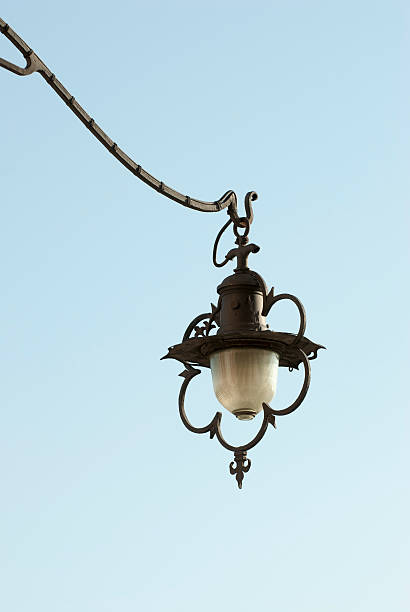 istock Old Street Lamp in venice 474895802