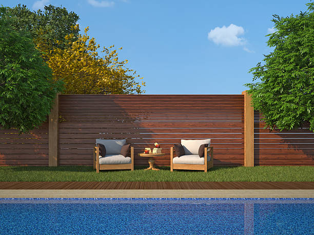 istock Luxury garden with swimming pool 474900881