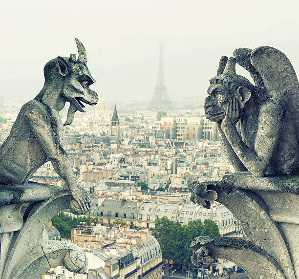 istock Stone demons from Notre Dame de Paris 474901869