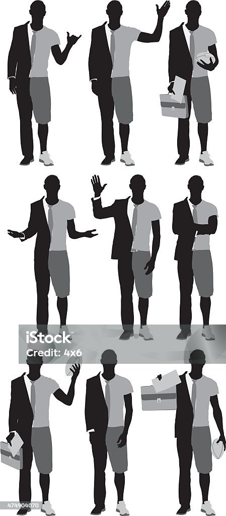 Businessman in half casual Businessman in half casualhttp://www.twodozendesign.info/i/1.png 2015 stock vector