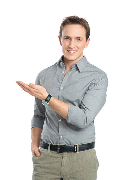 istock Portrait Of Businessman Presenting 474904755