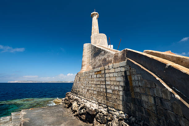 istock Near Marfa Harbour Malta brick wall 474906958