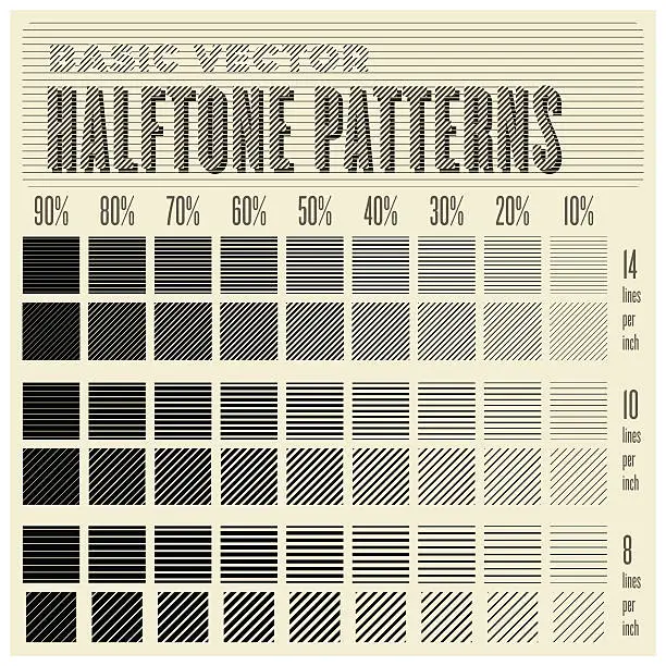 Vector illustration of vector halftone pattern