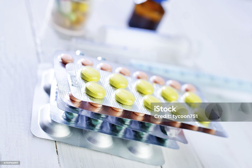 color pills Abundance Stock Photo