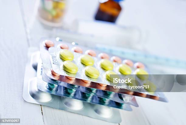 Color Pills Stock Photo - Download Image Now - Abundance, Addiction, Antibiotic