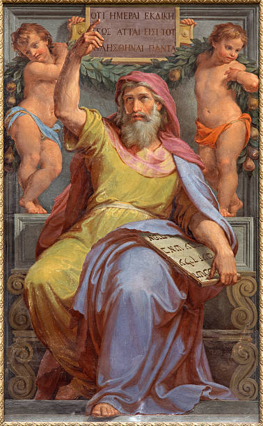 istock Rome - prophet Ezekiel fresco in St. Augustine's Basilica 474917792