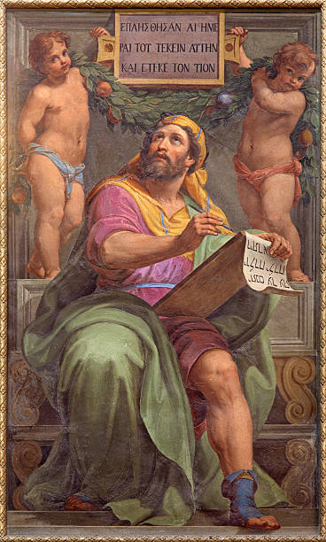 istock Rome - prophet Micah fresco in St. Augustine's Basilica 474917796