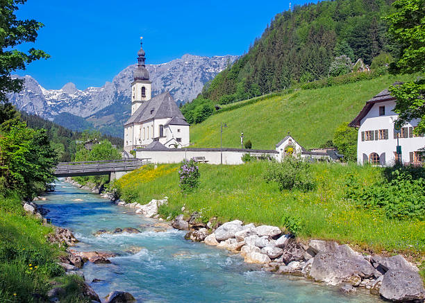 istock St. Bastian church in Ramsau 474921138