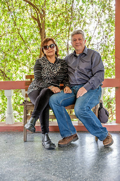 istock Mature smiling couple in rural setting 474921544