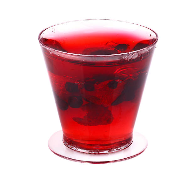 istock Fruit jelly in a glass. 474923325
