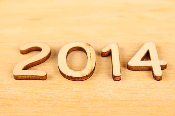 istock Wooden number in 2014. New Year 474926063