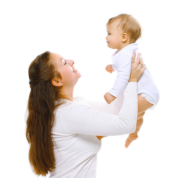 istock Happy mother with baby having fun 474926660