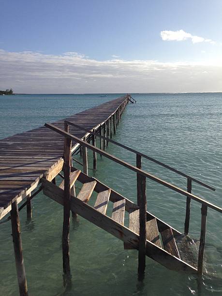istock Long Dock at Cherokee Sound Abaco Island 474926760