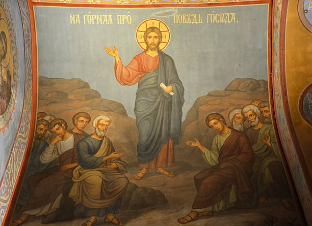istock Antique Russian orthodox icon 474929308