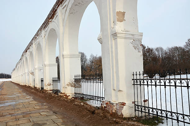 istock Veliky Novgorod, Yaroslav Courtyard. Historic Landmarks Russia 474929374