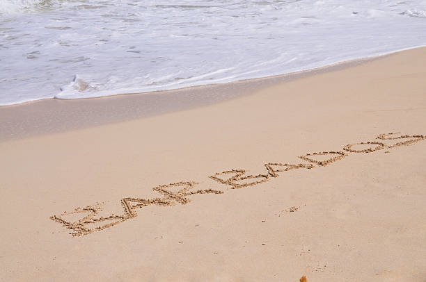istock Barbados Inscribed in Sand 474929955