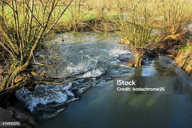 Река — стоковые фотографии и другие картинки Великобритания - Великобритания, Потоп, Сельский пейзаж