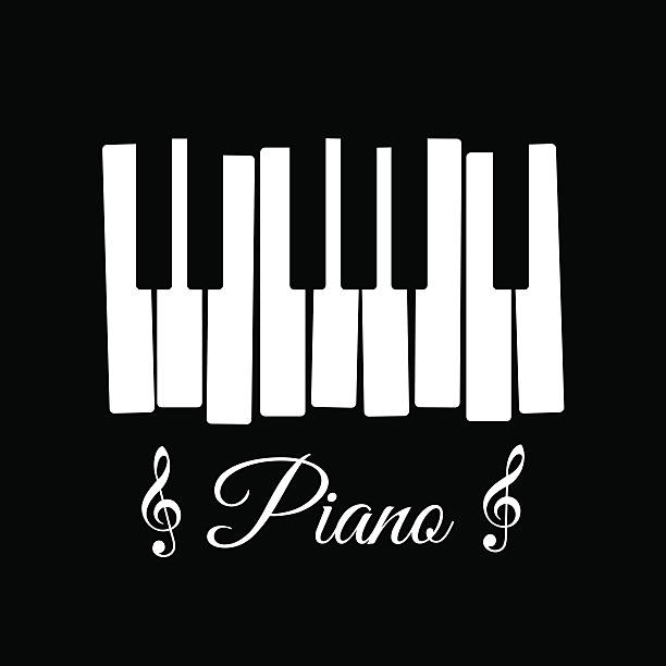 ピアノ - ピアノの鍵盤点のイラスト素材／クリップアート素材／マンガ素材／アイコン素材