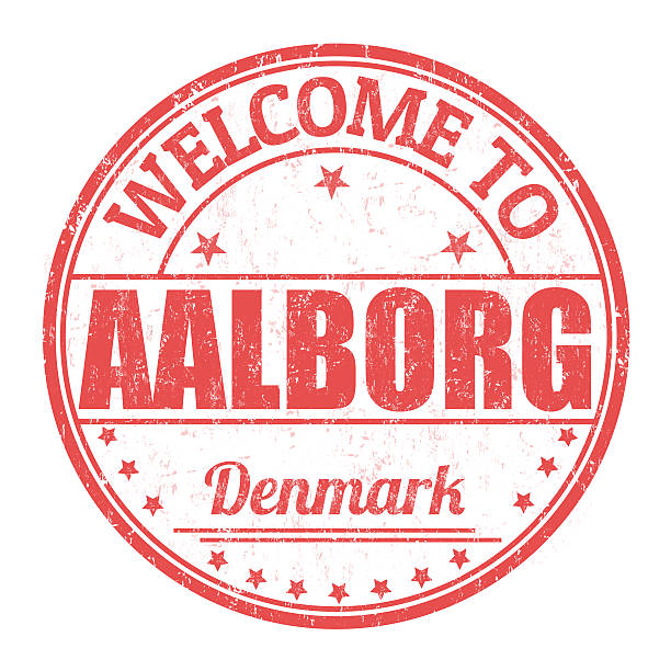 Welcome to Aalborg stamp Welcome to Aalborg grunge rubber stamp on white background aalborg stock illustrations