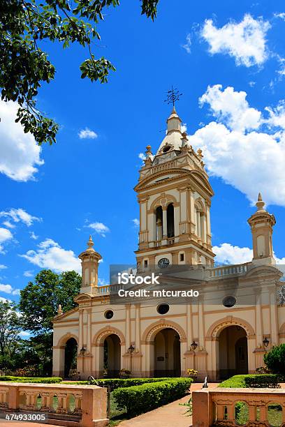 Itaugua Paraguay Virgen Del Rosario Church Stock Photo - Download Image Now  - Paraguay, Asuncion, Vertical - iStock