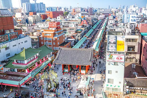 Sensouji Nakmise market at Asakusa