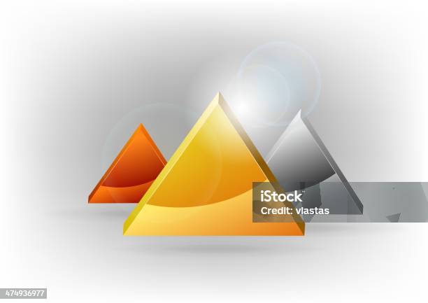 Three Trian Three Triangles Stock Illustration - Download Image Now - Abstract, Art ...