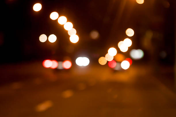 istock blurred night street  background with boke 474938502