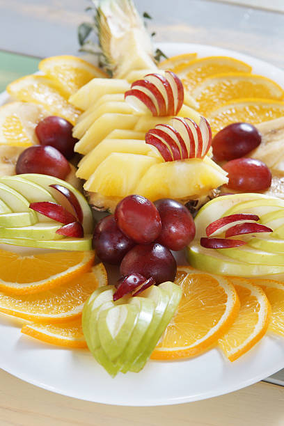 istock Diverse assorted fruits in a large dish 474939075