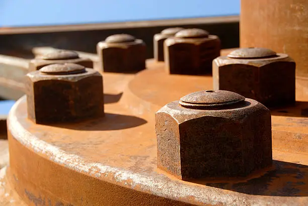 Photo of Large Rusty Bolts