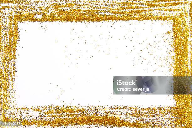 Glitter Sparkle Frame Stock Photo - Download Image Now - Border - Frame, Glamour, Abstract