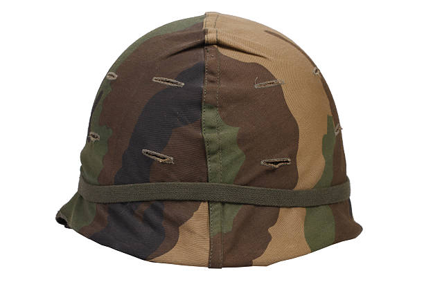 istock US Army helmet with woodland pattern camouflage cover 474940338