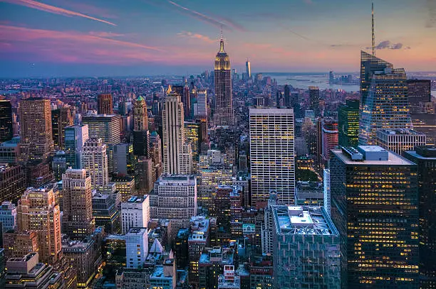 Photo of Manhattan Skyline at Dusk