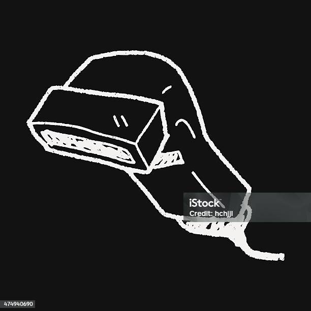 Computer Scanner Doodle Doodle Scanner Stock Illustration - Download Image Now - 2015 ...