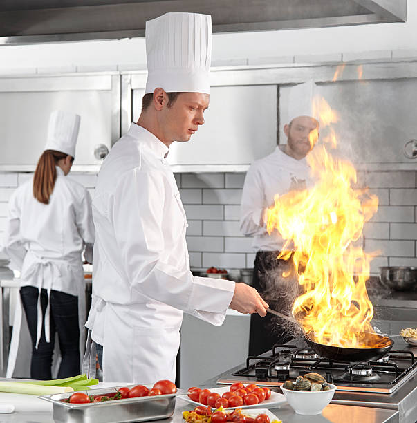 istock Cooking oyster in framing pan. 474941116