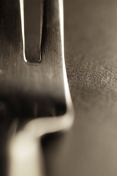Artistic modern cutlery fork