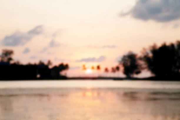istock Background blur evening light. Shadows of Trees 474946666