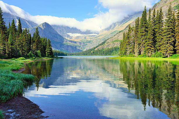 istock alpine lake in Glacier National Park 474946684