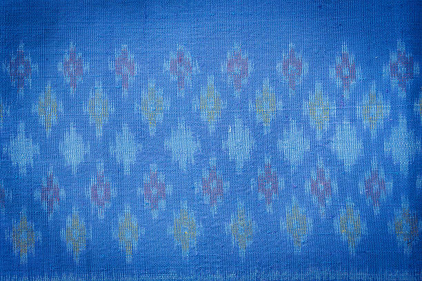 Thai style handcrafted textile made by silk from northeast, Thai