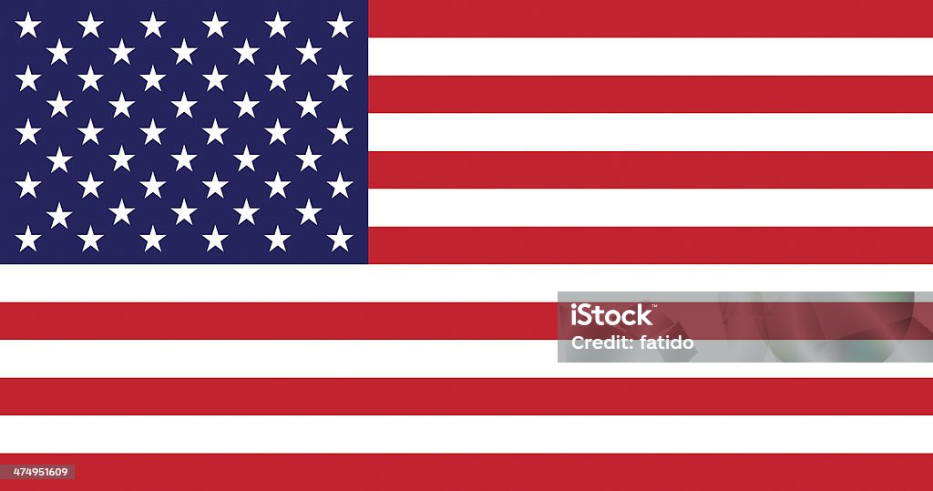 アメリカの旗 - アメリカ合衆国のロイヤリティフリーストックイラストレーション