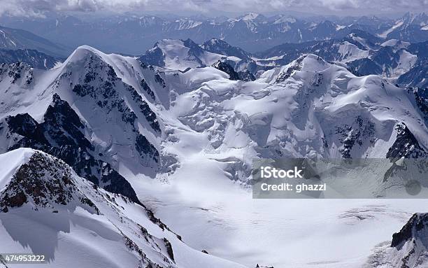 Snow Covers The Peaks Stock Photo - Download Image Now - K2 - Mountain, Asia, Beauty